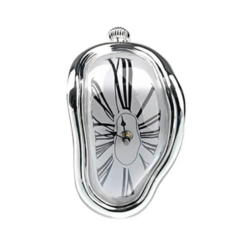 Horloge à poser fondante – Style Salvador Dali vintage & surréaliste