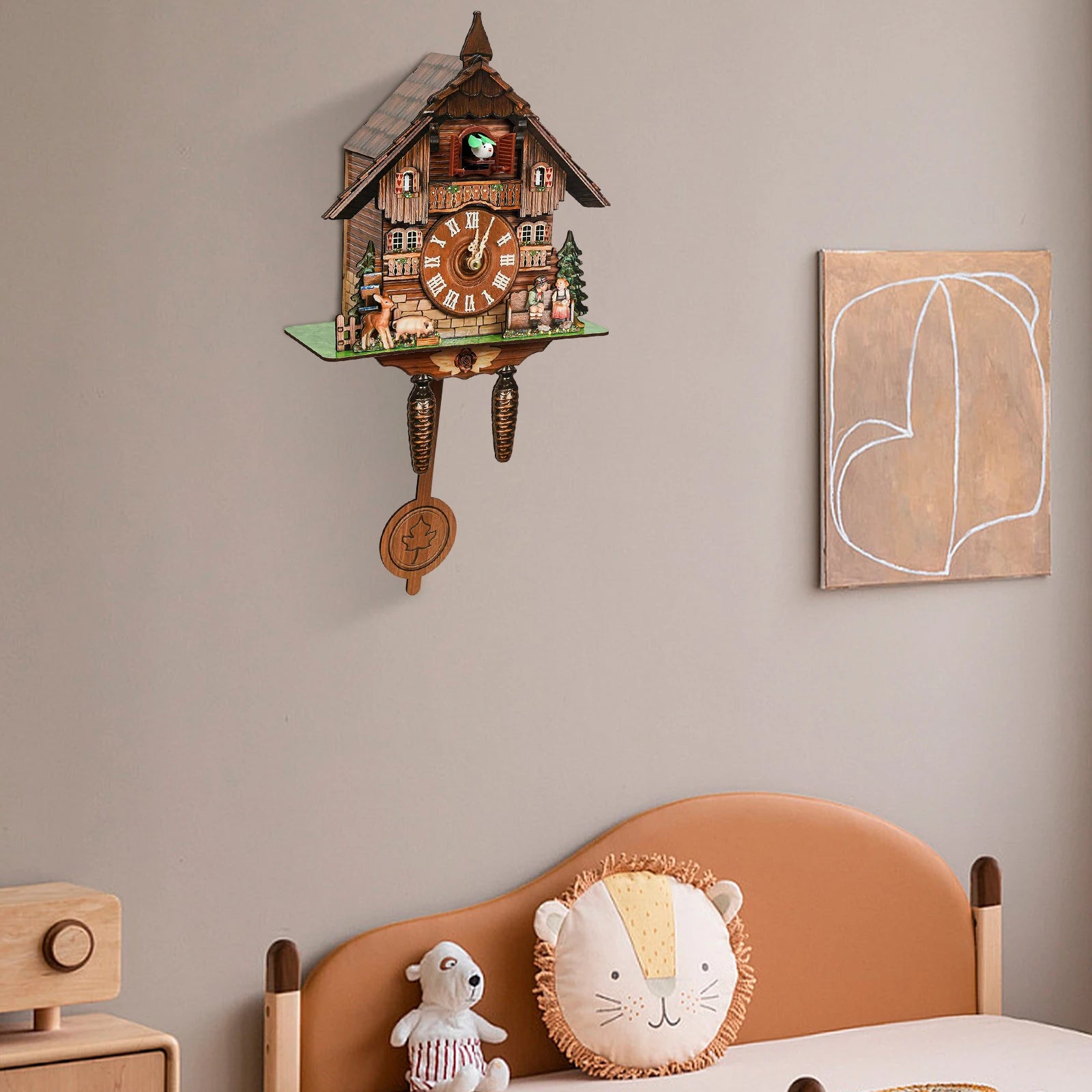 Horloge Coucou Murale Vintage