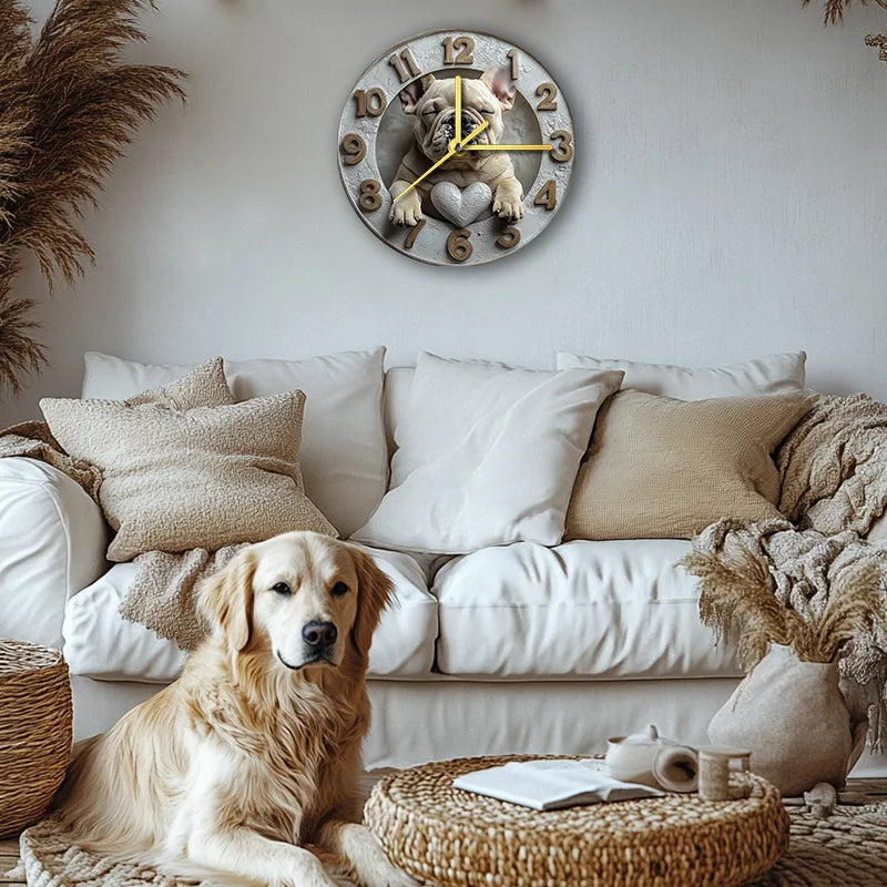 Horloge déco avec motif animalier