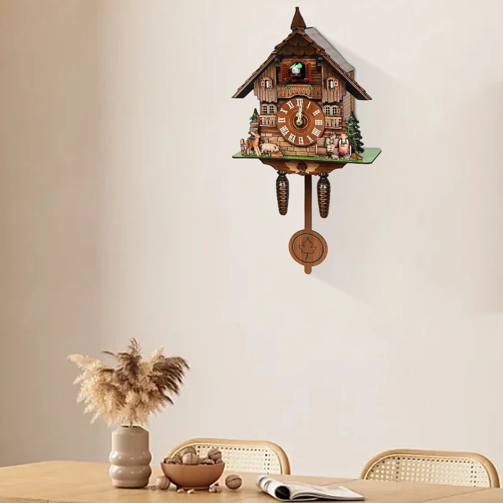 Horloge Coucou Murale Vintage
