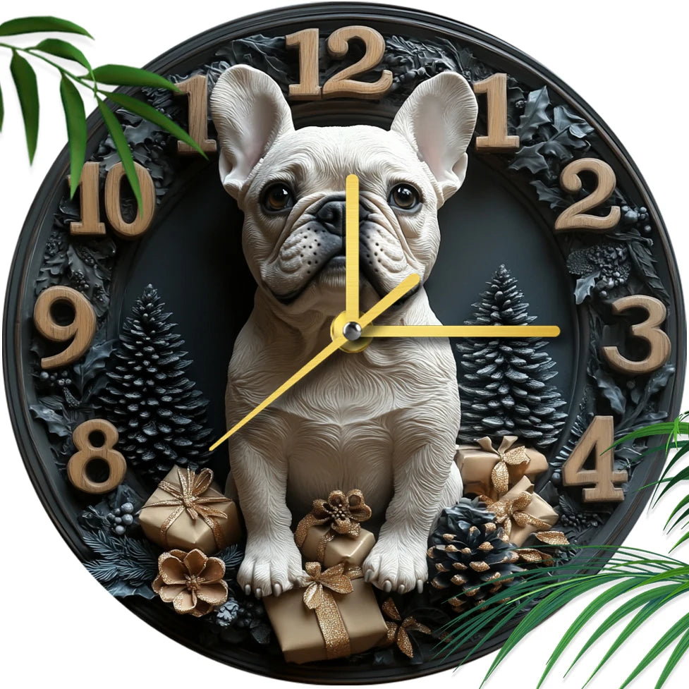 Horloge déco avec motif animalier