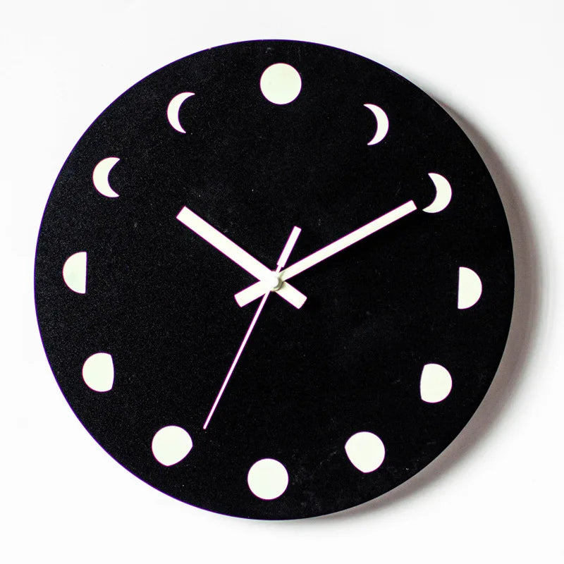 Horloge bois lumineuse silencieuse