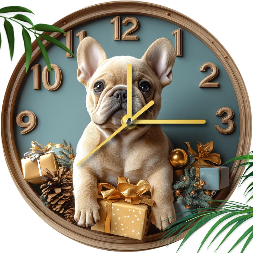 Horloge déco avec motif animalier