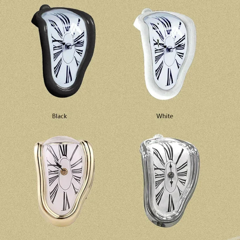 Horloge à poser fondante – Style Salvador Dali vintage & surréaliste