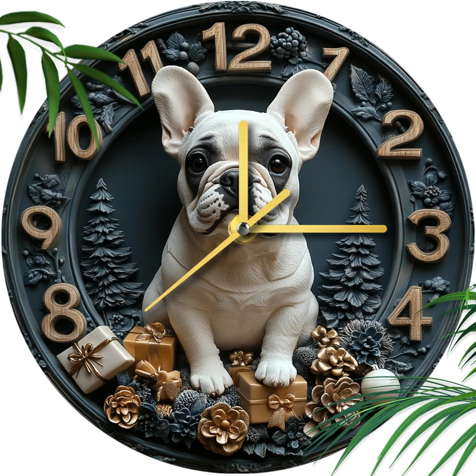 Horloge déco avec motif animalier