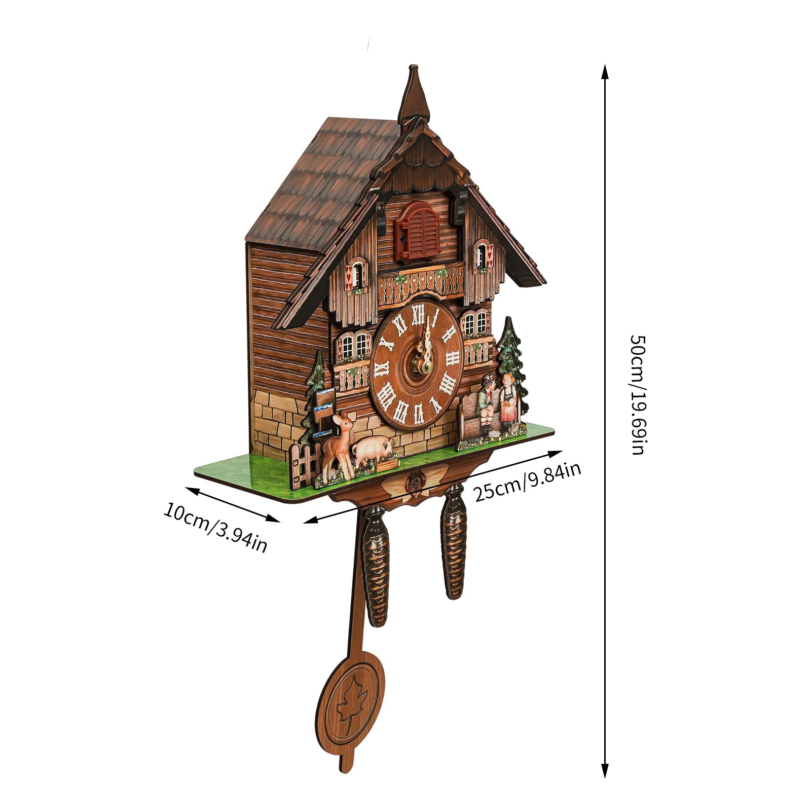 Horloge Coucou Murale Vintage