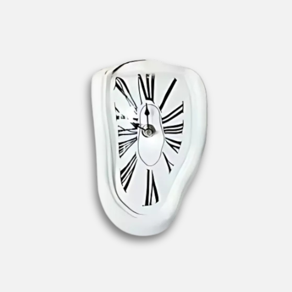 Horloge Fondante Salvador Dalí | Style Surréaliste Vintage | Décorative 18cm