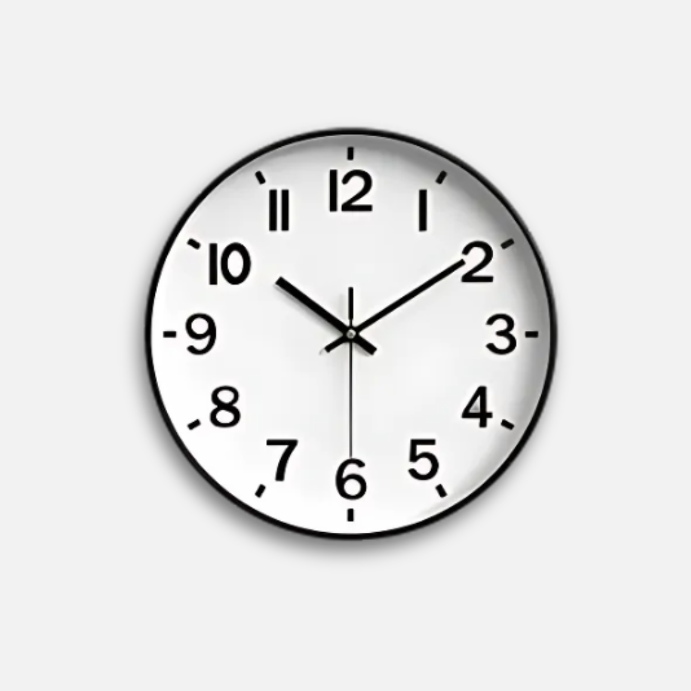 Horloge Design Minimaliste | Silencieuse Totale | Design Épuré
