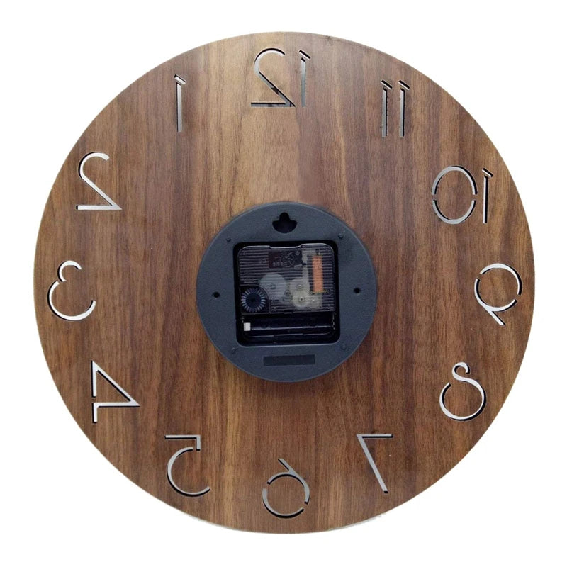 Horloge Vintage Toscan | Chiffres Arabes Relief | Silencieuse