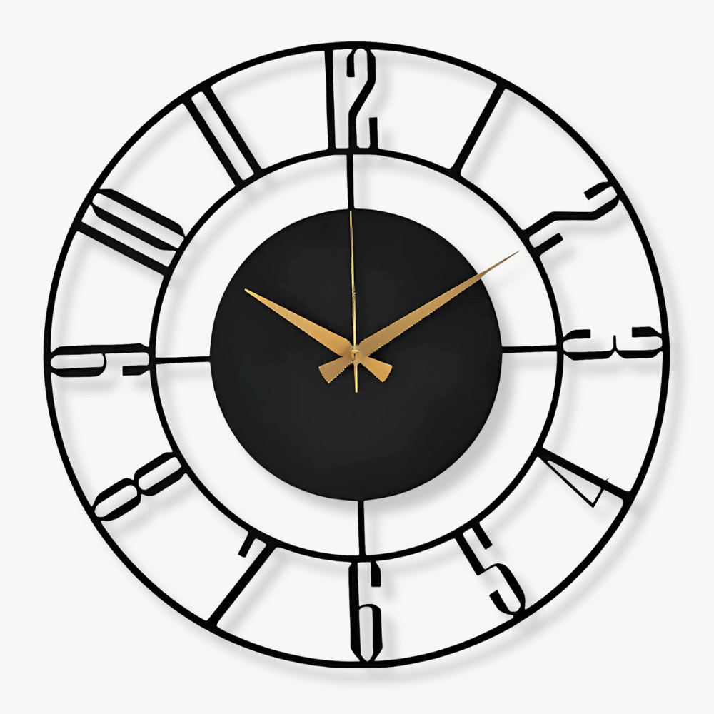 Horloge Murale Moderne en Bois