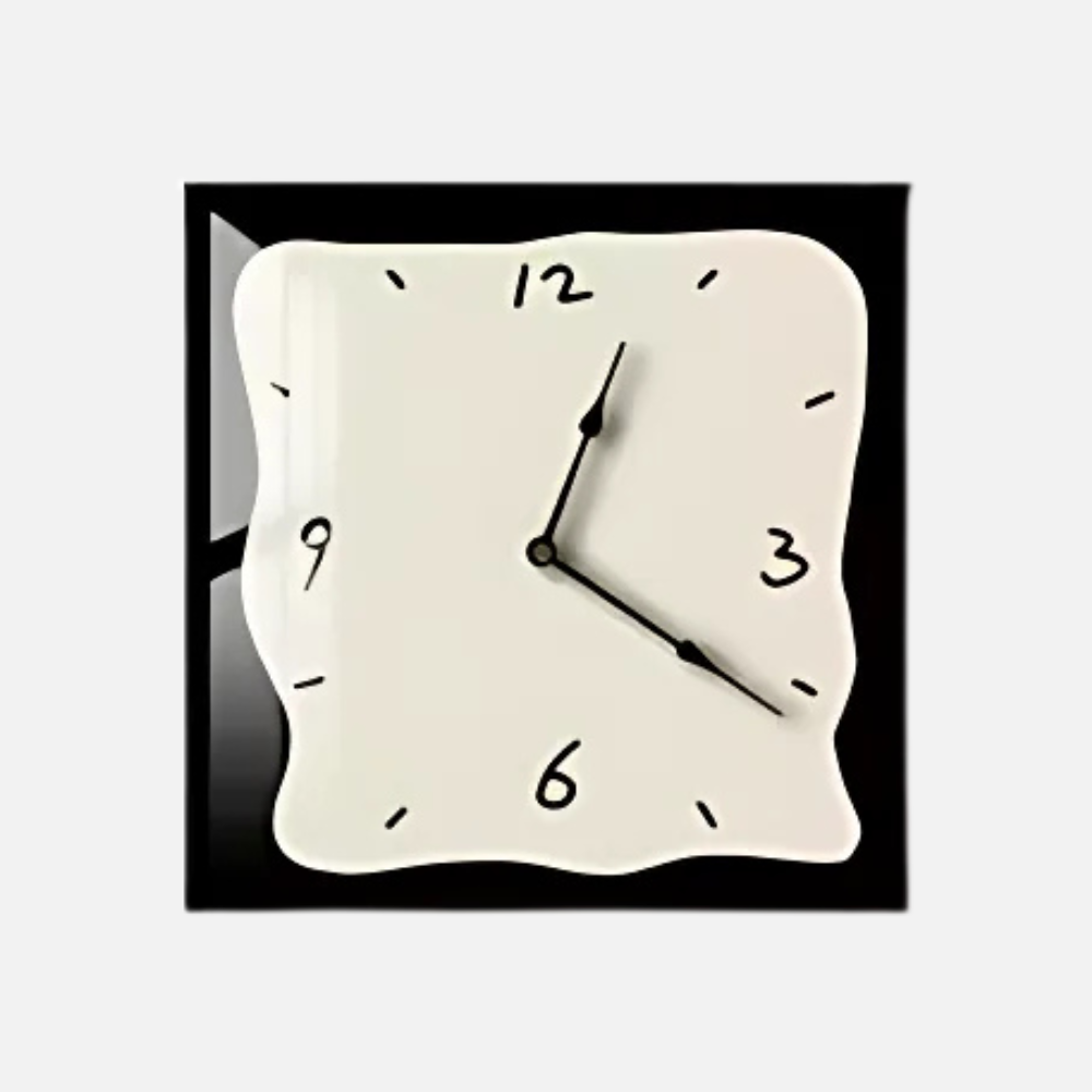Horloge Graffiti Cartoon | Style Viral Coréen | Effet Déformé