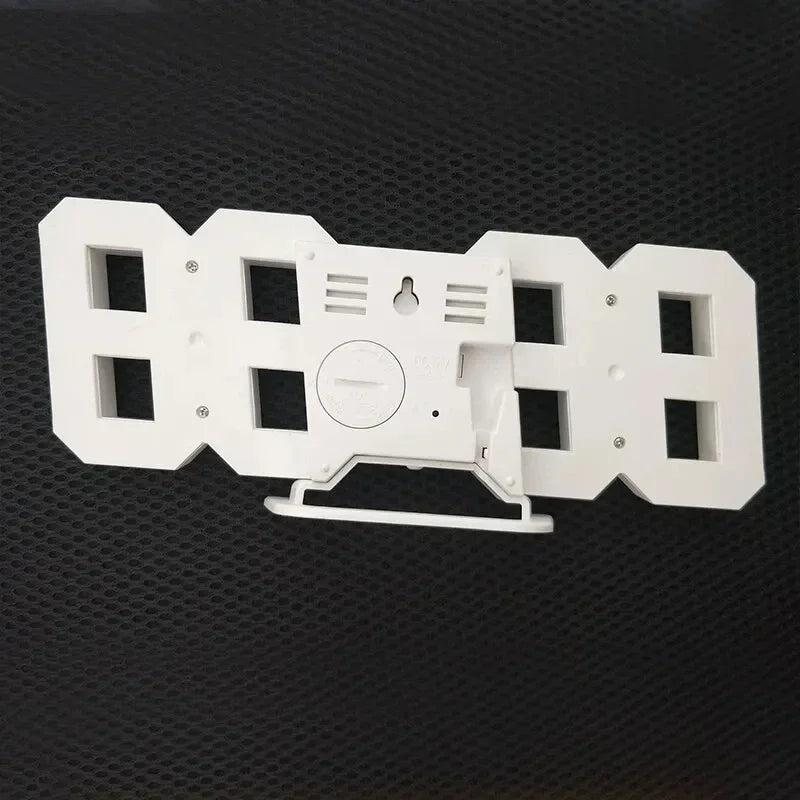Horloge Numérique LED 3D | Affichage Moderne Épuré | Multifonction 23cm