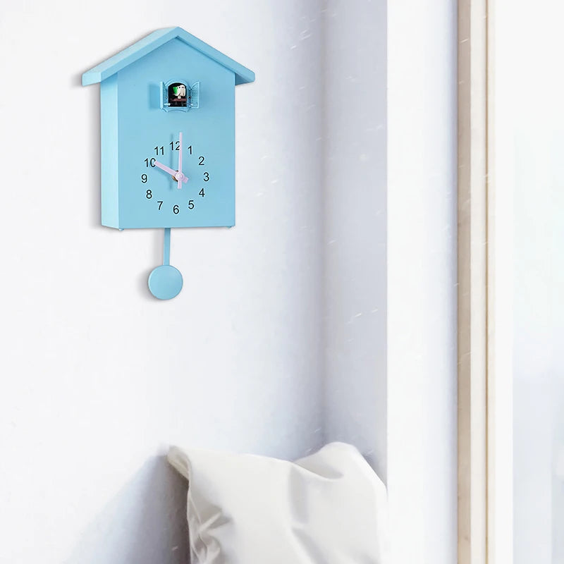 Horloge Coucou Moderne | Animation Magique Mode Nuit | Balancier