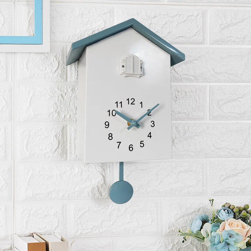 Horloge Coucou Moderne | Animation Magique Mode Nuit | Balancier