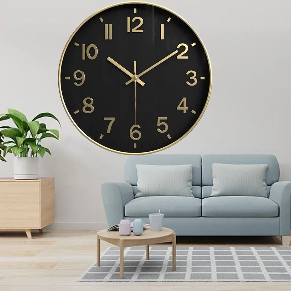 Horloge Design Minimaliste | Silencieuse Totale | Design Épuré