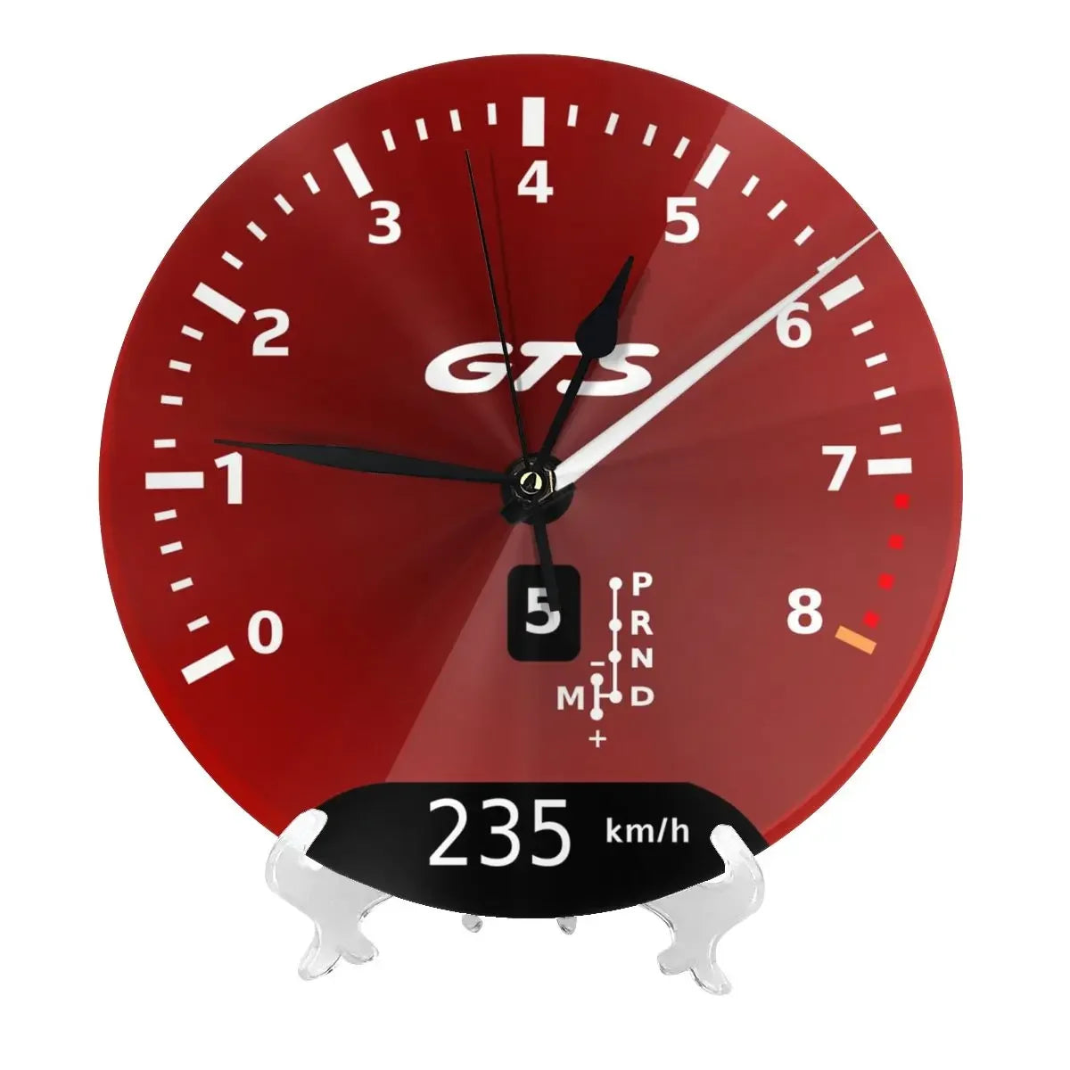 horloge murale Porsche 911 GTHorloge Murale Porsche 911 GTS | Design Compteur Vitesse | Décoration Automobile