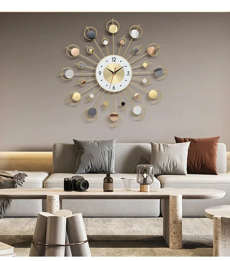 Horloge Murale Galaxie | Design Cosmique 59cm | Silencieuse