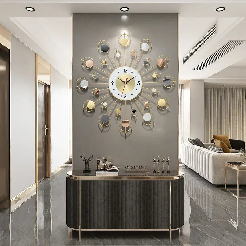 Horloge Murale Galaxie | Design Cosmique 59cm | Silencieuse