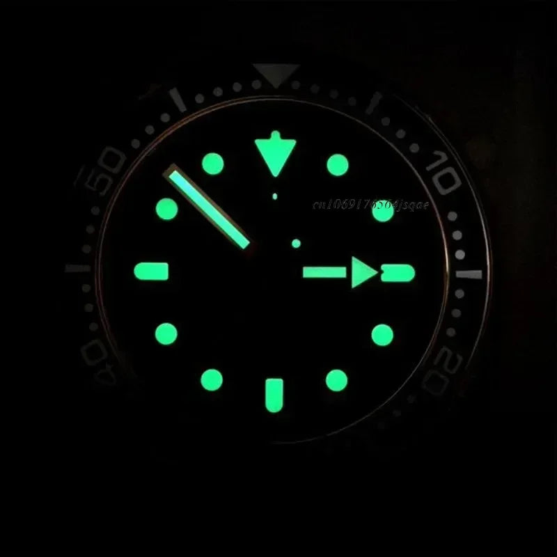 Horloge Murale Montre Luxe Lumineuse | Style Plongée Premium | 30cm Silencieuse