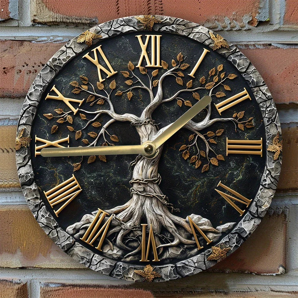 Horloge Arbre Vie DIY | Kit Création Relief 3D | Spirituelle
