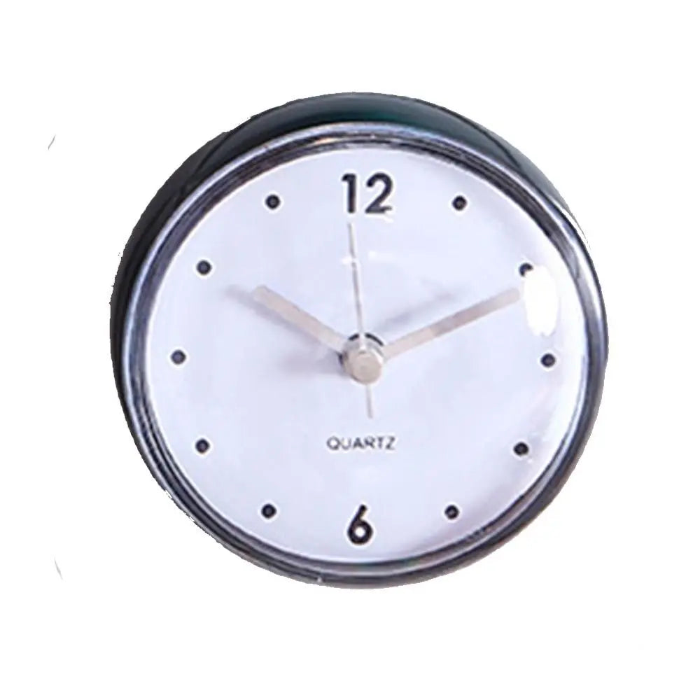 Mini Horloge Ventouse Étanche | Salle Bain Douche | Compact 7,5cm