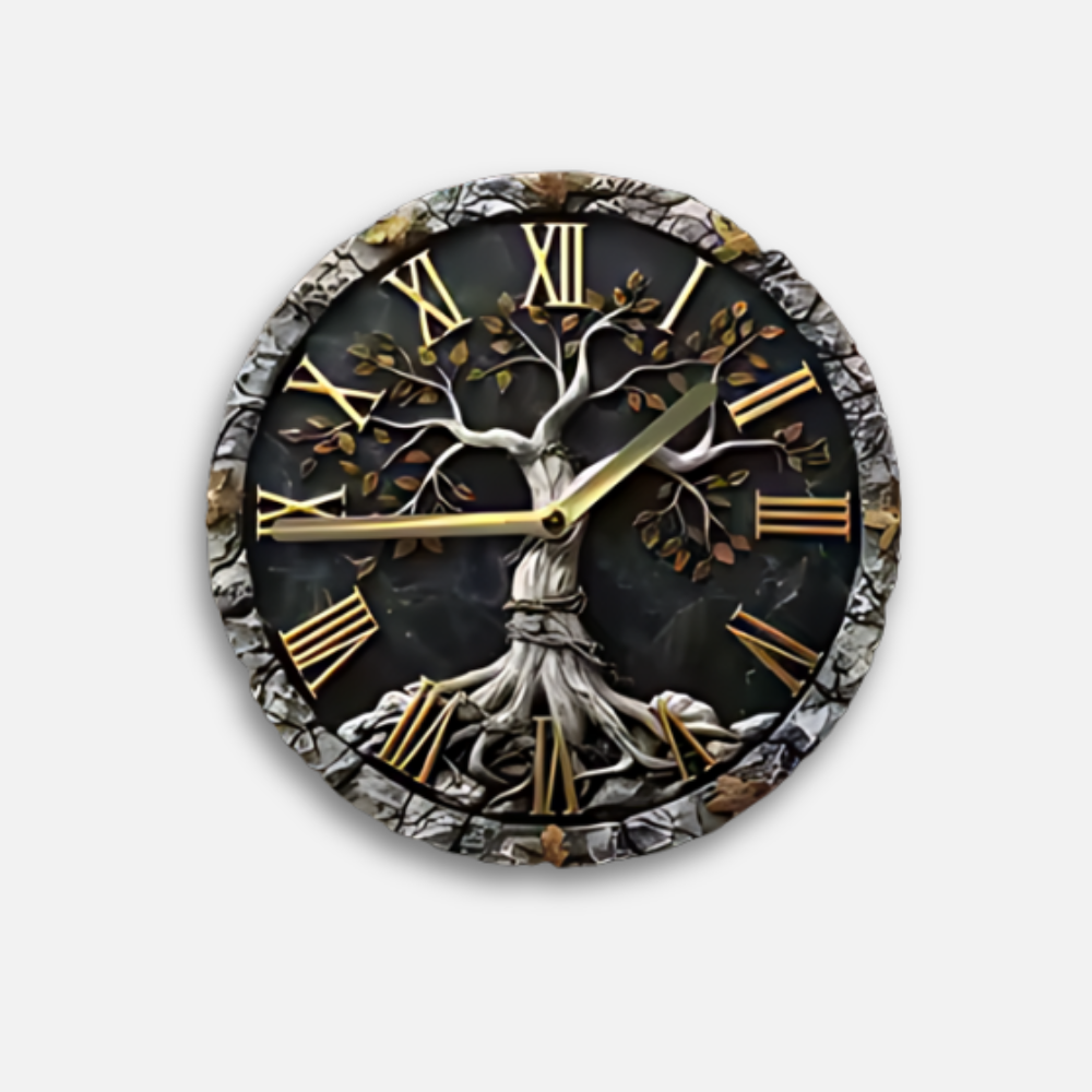 Horloge Arbre Vie DIY | Kit Création Relief 3D | Spirituelle