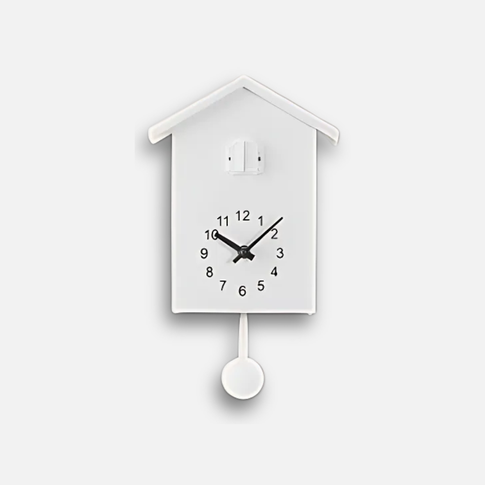 Horloge Coucou Moderne | Animation Magique Mode Nuit | Balancier