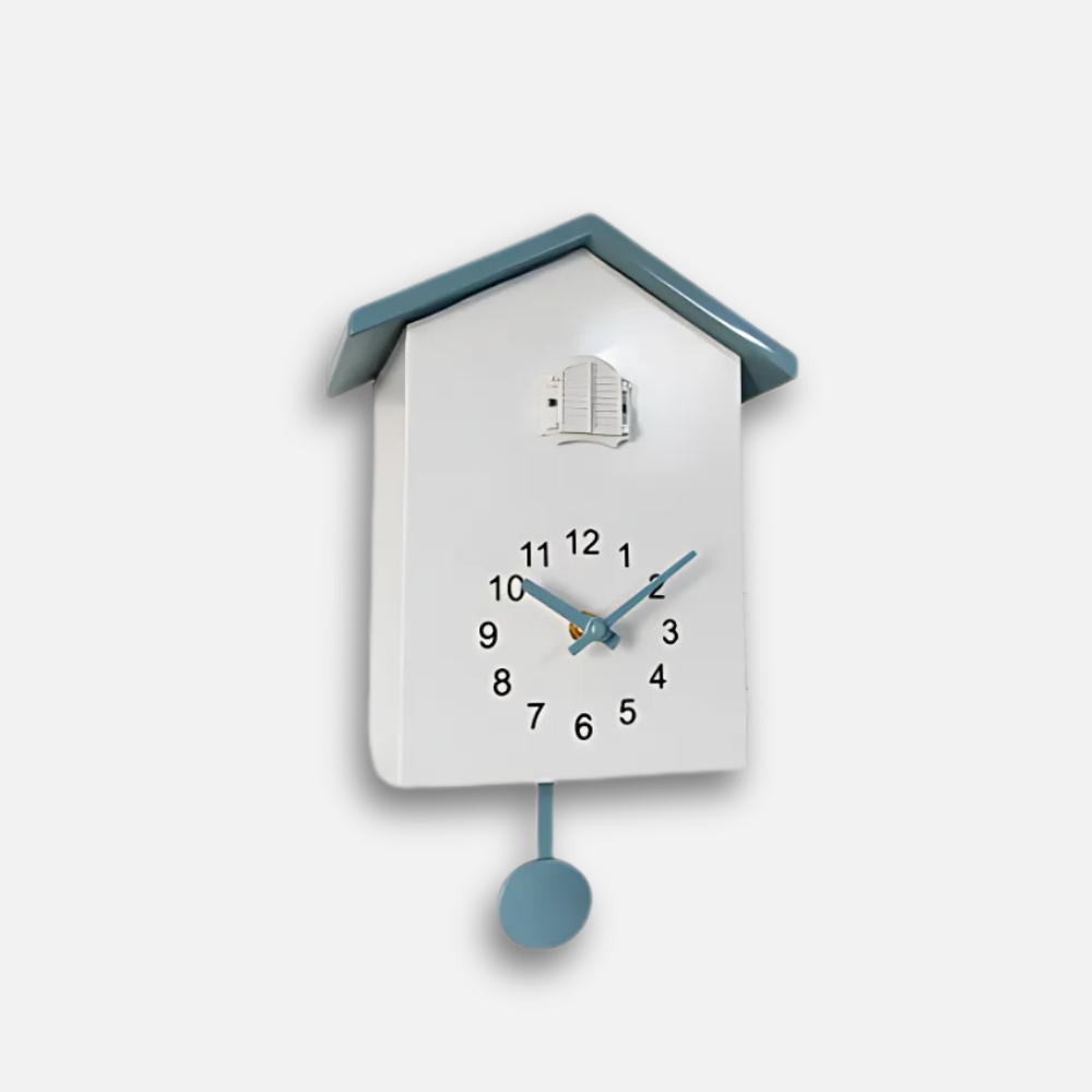 Horloge Coucou Moderne | Animation Magique Mode Nuit | Balancier
