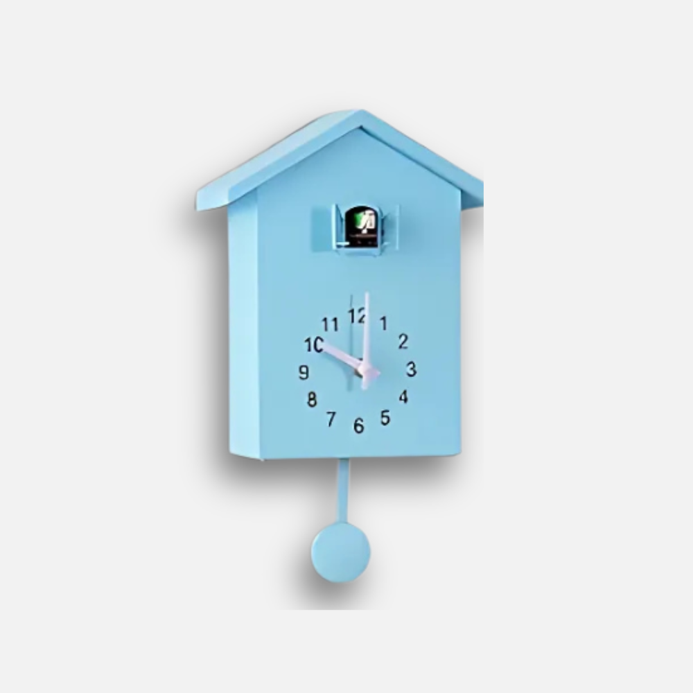 Horloge Coucou Moderne | Animation Magique Mode Nuit | Balancier