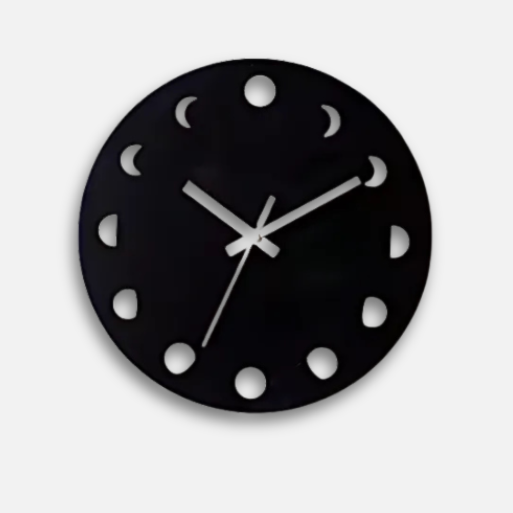 Horloge Bois Lumineuse Silencieuse | Chiffres Lumineux Nuit | Nordique 30cm