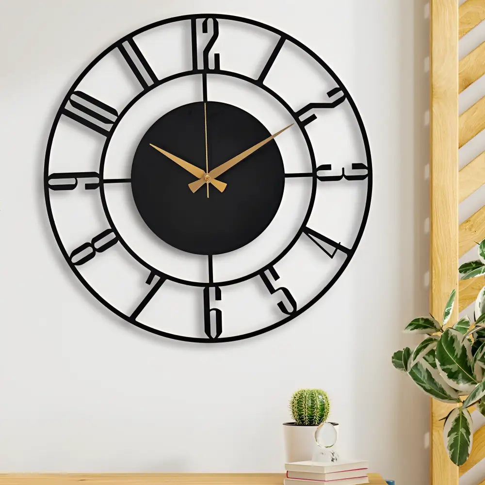 Horloge Murale Moderne en Bois