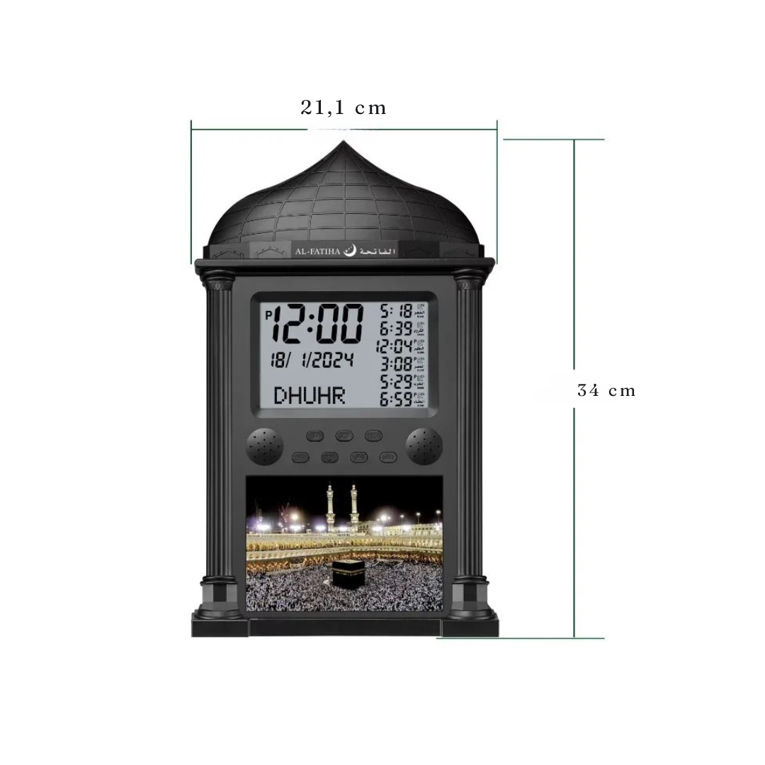 Horloge Azan Mosquée LED | Calcul Prières Automatique | Bluetooth