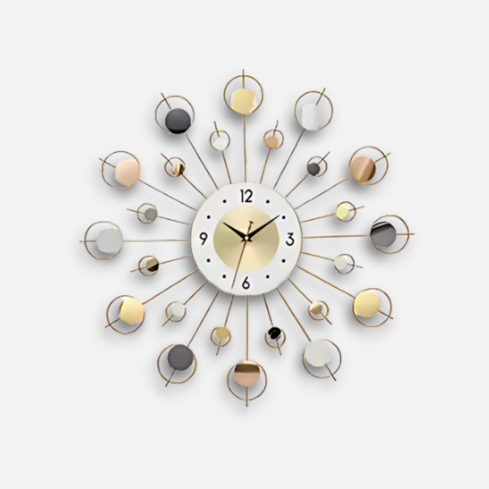 Horloge Murale Galaxie | Design Cosmique 59cm | Silencieuse