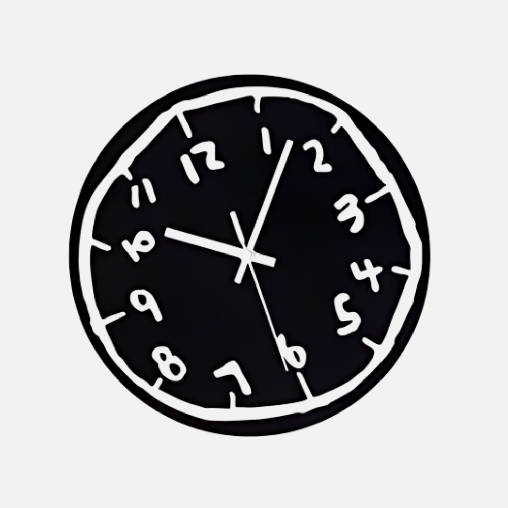 Horloge Murale Graffiti | Art Urbain 30cm | Silencieuse