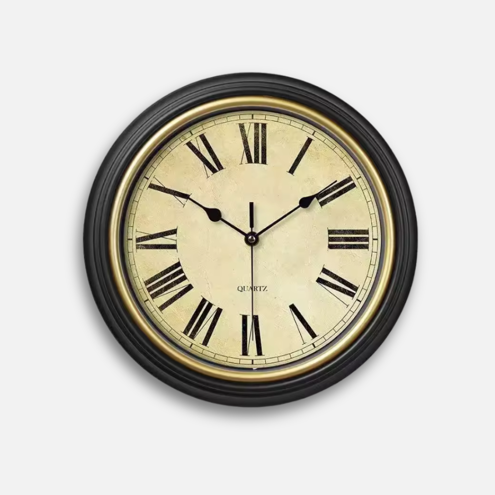 Horloge Vintage Européen | Chiffres Romains Relief | 1 Styles