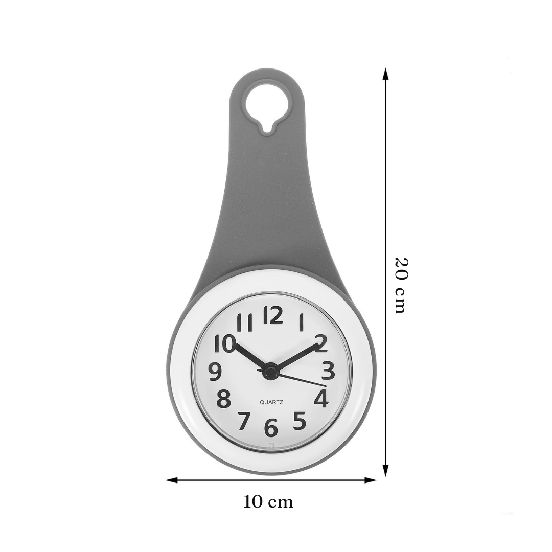 Horloge Murale Imperméable Ventouse | Salle Bain Cuisine | Étanche 20cm
