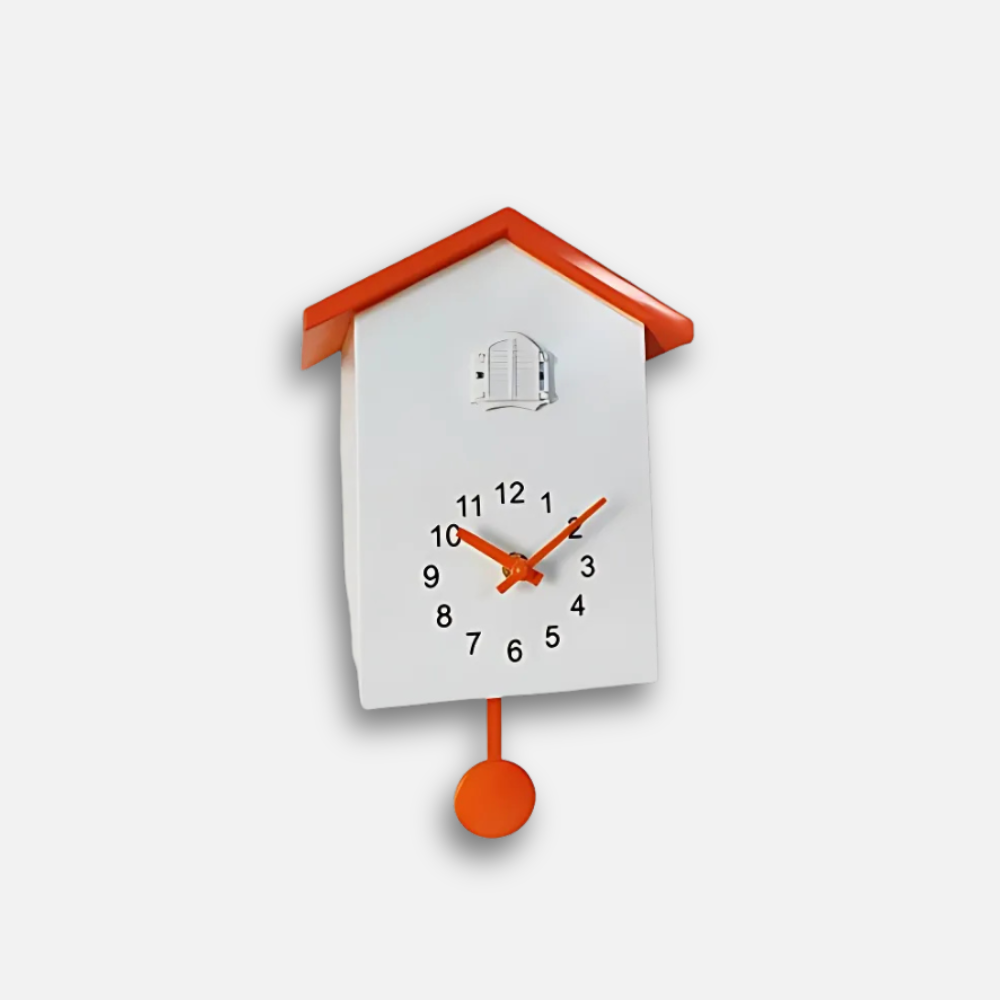 Horloge Coucou Moderne | Animation Magique Mode Nuit | Balancier