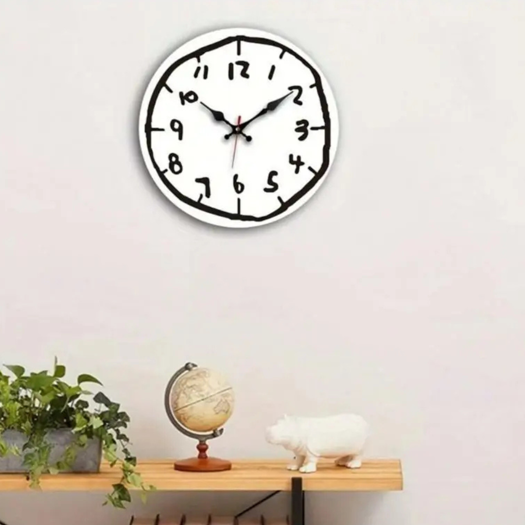 Horloge Murale Graffiti | Art Urbain 30cm | Silencieuse